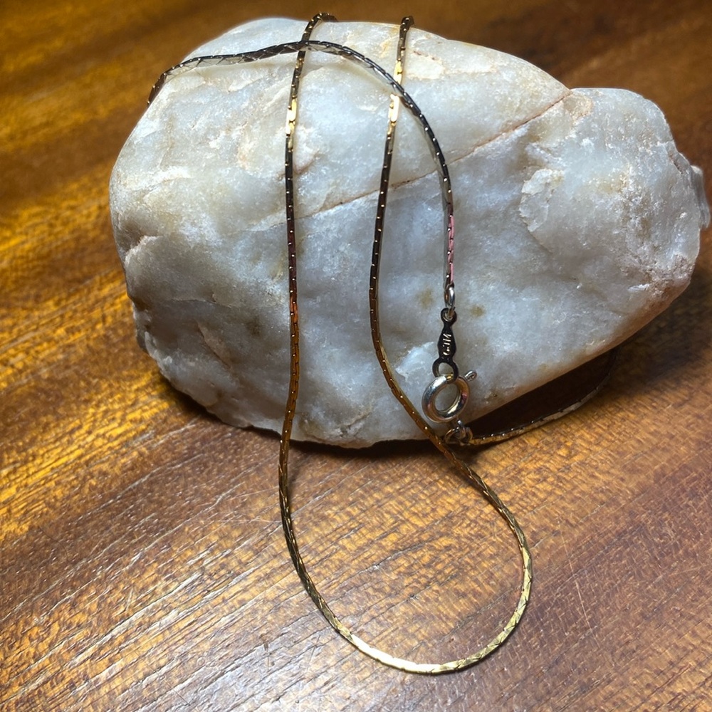 CJM Gold Colour Necklace 
See pictures for weight and size